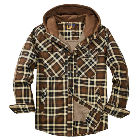 Men‘s Warm Pocket Casual Hoodie Jacket Outwear